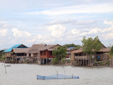 Eski Thai house arka plan