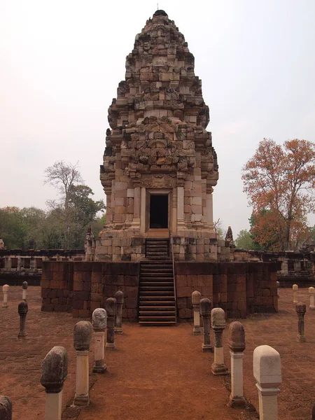 Prasat Sdok Kok Thom, Sa Kaeo, Khmer chrám v Thajsku — Stock fotografie