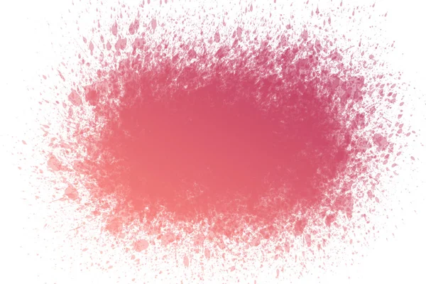 Abstraktes rotes Aquarell auf weißem Hintergrund — Stockfoto
