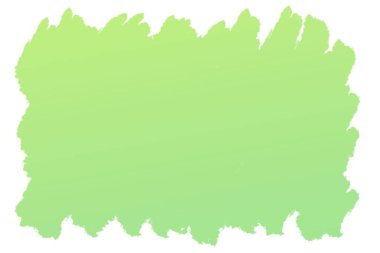 Beyaz arka plan üzerine soyut yeşil suluboya