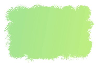 Beyaz arka plan üzerine soyut yeşil suluboya