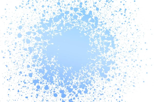 白地に青い水彩画 — ストック写真