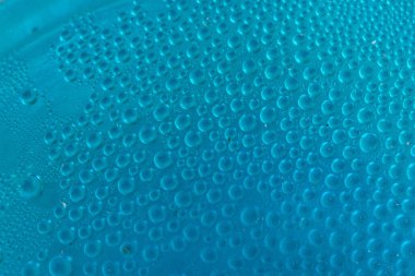 mavi su damla arka plan yakın çekim