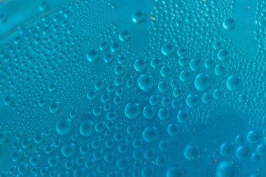 mavi su damla arka plan yakın çekim