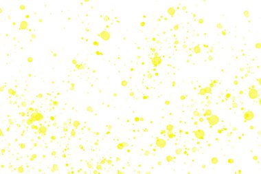 Beyaz arkaplanda soyut sarı suluboya