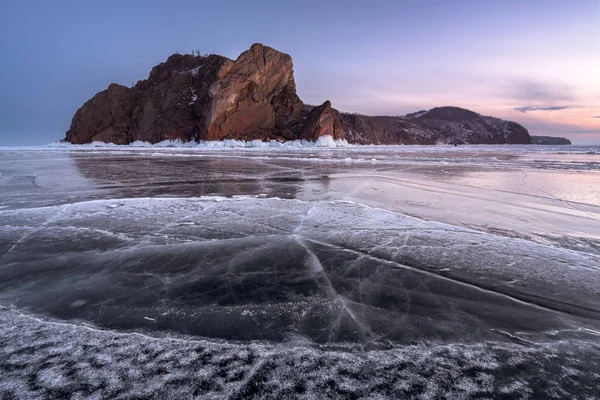 Cape Khoboy of Olkhon Island, Lake Baikal, Russia — Stock Photo, Image