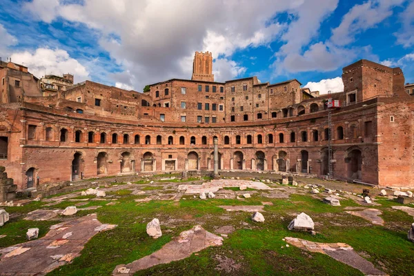 Trajanus forum i Rom, Italien — Stockfoto