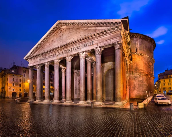 Piazza della rotonda και το Πάνθεον στην το πρωί, Ρώμη, Ιταλία Φωτογραφία Αρχείου