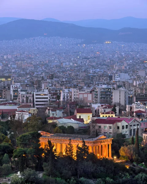 El templo de Hefesto en la tarde, Atenas, Grecia —  Fotos de Stock