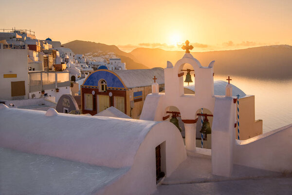 Oia Village in the Morning, Santorini, Greece