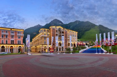 Akşam, Gorki Gorod, Sochi Sberbank Meydanı Panoraması, 