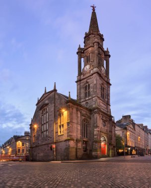 Tron Kirk sabah, Edinburgh, İskoçya, Birleşik Krallık