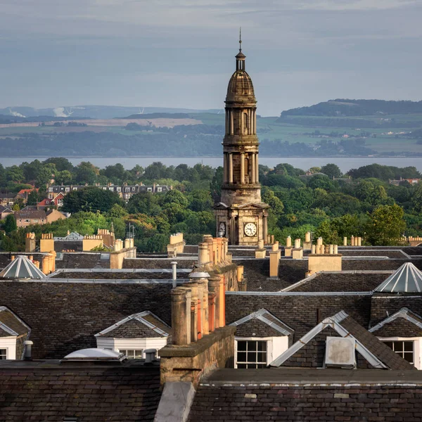 Panorama Edinburgh, Skotsko, Velká Británie — Stock fotografie