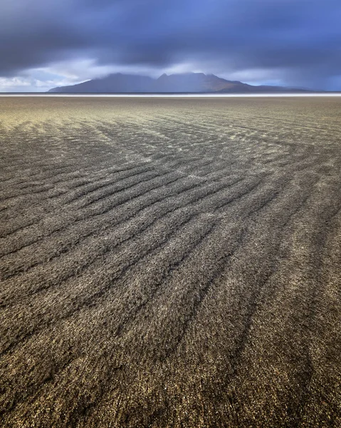Sandstrand, Insel Eigg, Schottland, Vereinigtes Königreich — Stockfoto