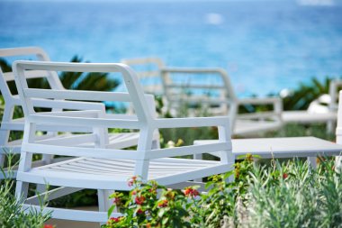 Sandalye Adriyatik Denizi beach