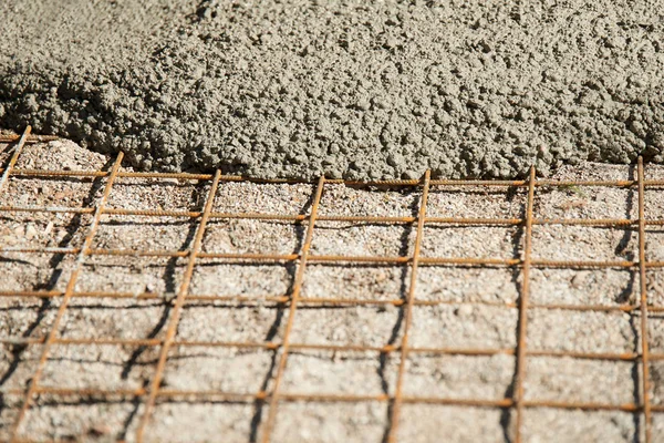 Výstavba betonového plátna — Stock fotografie