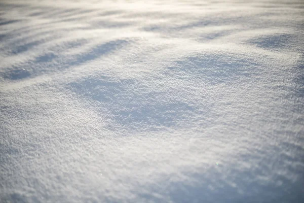 Neve Sullo Sfondo Del Tramonto — Foto Stock