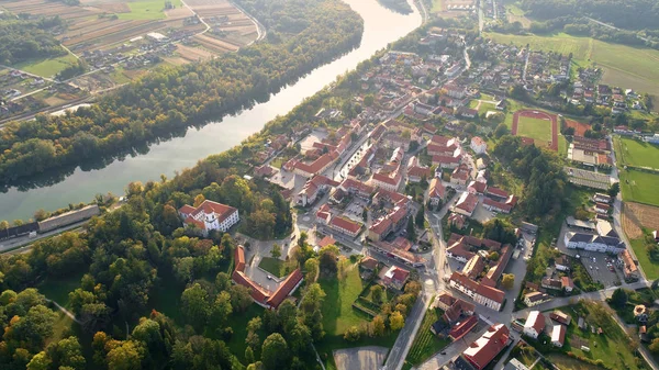 Ormoz Stad Den Traditionella Regionen Prlekija Nordöstra Slovenien — Stockfoto