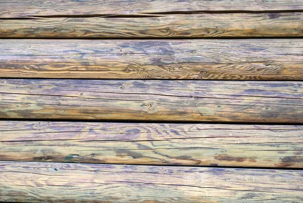 水平板のある古い木の背景 — ストック写真