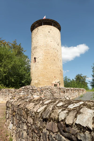 Ruin tower Burg Lowenstein. — Stock Photo, Image