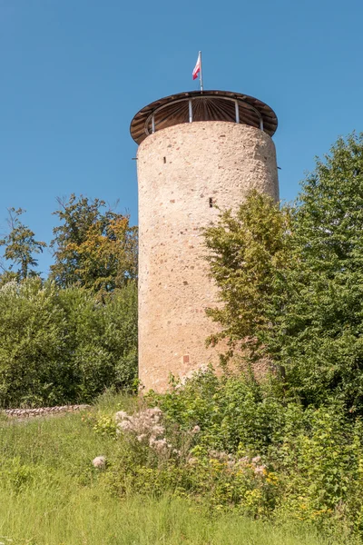 Torre di rovina Burg Lowenstein . — Foto Stock