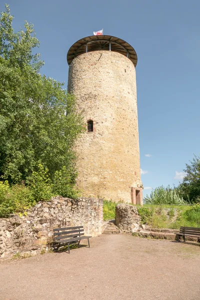 Torre de ruinas Burg Lowenstein . — Foto de Stock