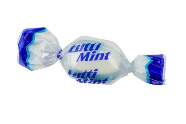 Lutti Mint peppermint drop — Stock Photo, Image