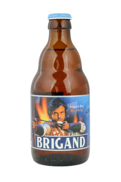 Brigand beer bottle on white background. — Stock Photo, Image