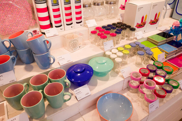 Interior of a store from the Flying Tiger.