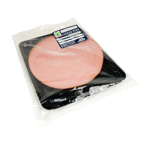 Dilimlenmiş Ardennes sandviç sosis.