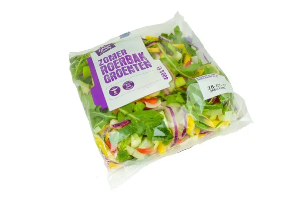 Süpermarket yaz sebze karıştırma.