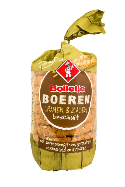 Bolletje Keks mit Bauerngetreide und Saatgut. — Stockfoto