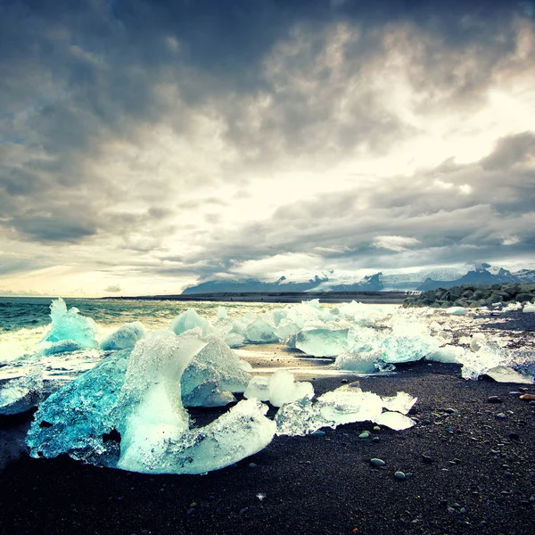 冰岛自然观 — 图库照片