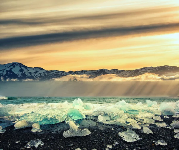 Hielo mar paisaje — Foto de Stock