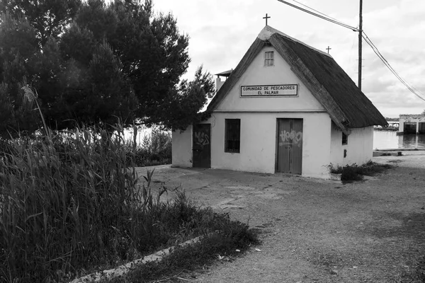 Tente traditionnelle de la lagune de Valence — Photo