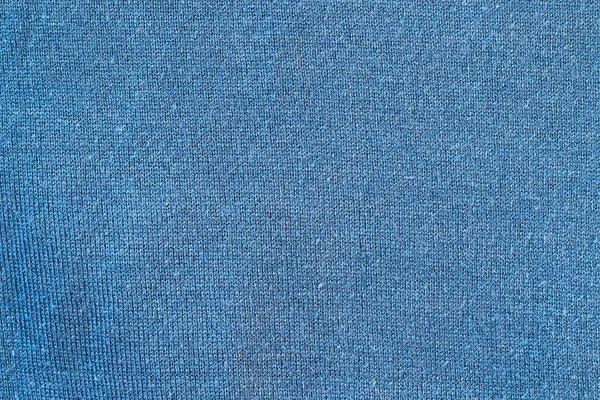 Blaue gehäkelte Textur — Stockfoto