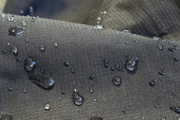 Detalhe de tecido repelente de água — Fotografia de Stock