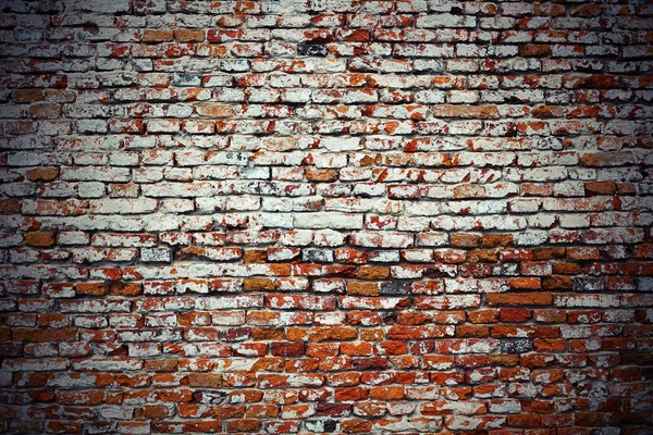 Винтажное текстурное изображение кирпичной стены — стоковое фото