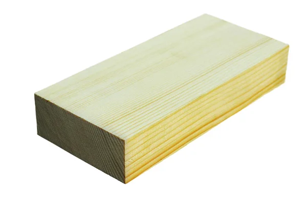 Ізольований шматок деревини — стокове фото