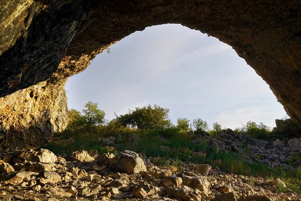 Uitzicht Van Studenten Grot Trascau Gebergte Roemenië — Stockfoto