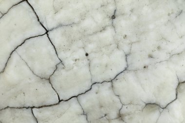 Eski at dişlerindeki çatlaklar, yapısal makro görüntü.