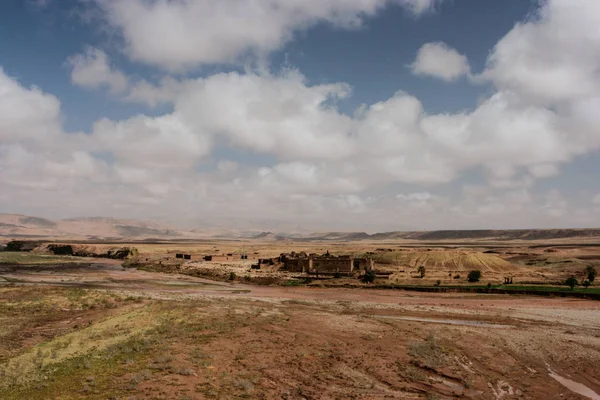 Panoramiczny widok Ait Bin Haddu, Maroko — Zdjęcie stockowe