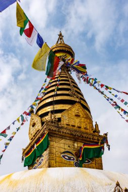 Swayambunath Tapınağı, Katmandu, Nepal stupa