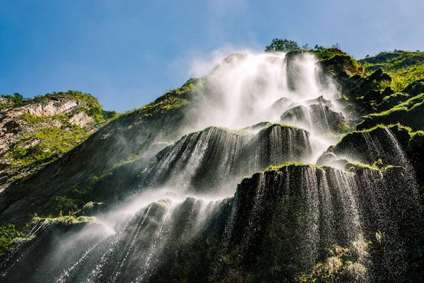 Εικόνα Από Κάτω Από Τον Καταρράκτη Του Canyon Del Sumidero — Φωτογραφία Αρχείου