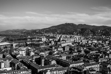 Turin, Panorama arka planda, Turin, Superga hill ile ben