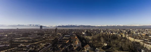 Turin, artalanları, Turin, İtalya Alpleri'nde ile Panoraması