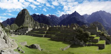 Cuzco, Peru Machu Picchu Harabeleri Panoraması