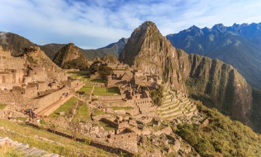 Cuzco, Peru Machu Picchu Harabeleri Panoraması