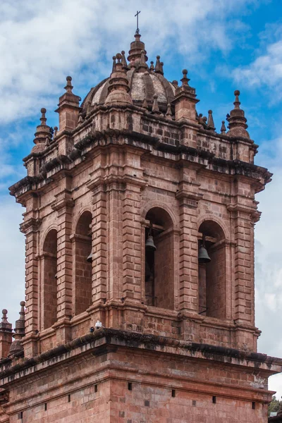 O campanário da Igreja La Compania, Cusco, Peru — Fotografia de Stock