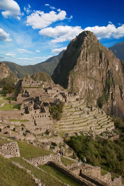 Panorama z ruin Machu Picchu w Cuzco, Peru — Zdjęcie stockowe
